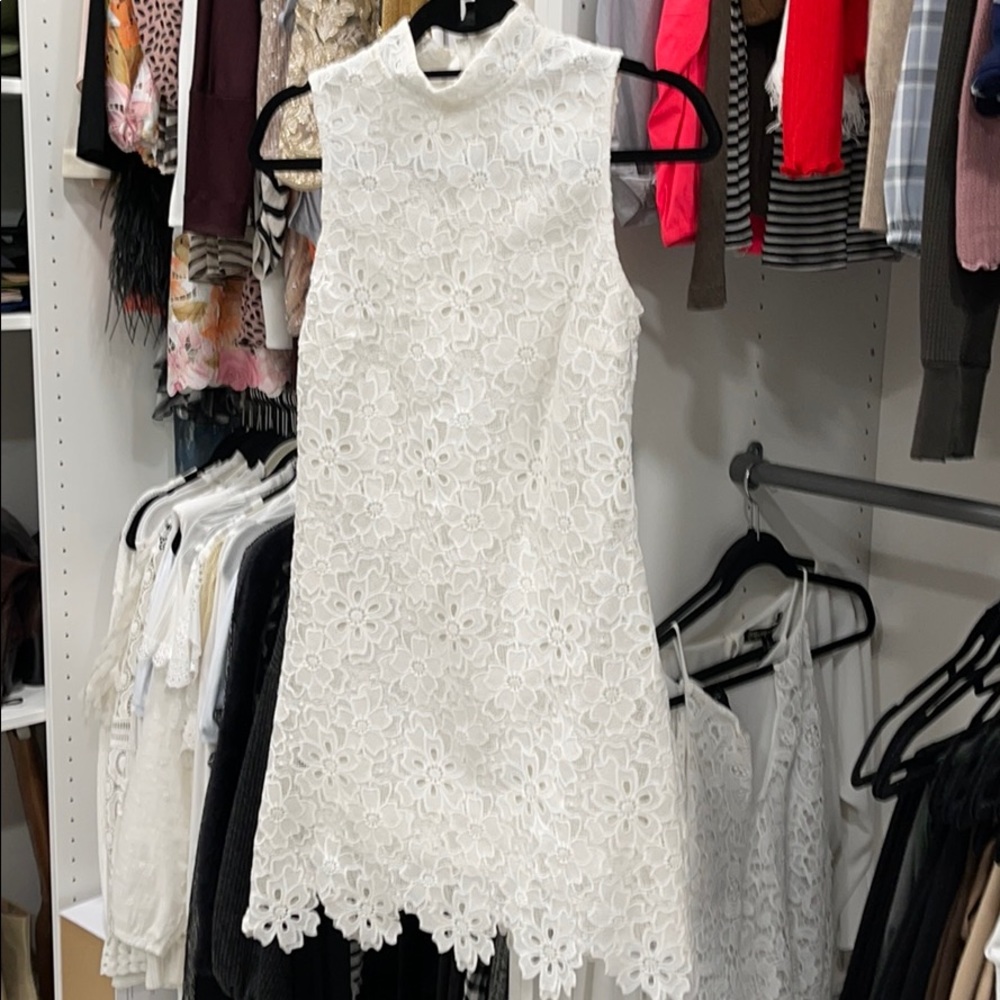 Lace white dress